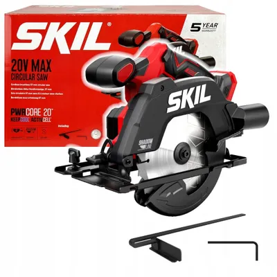 Obrázok produktu pre Akumulátorová okružná píla Skil 20V 3551 CA 165 mm (bez akumulátora)