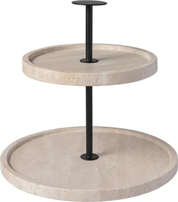 Produktbild von Villeroy & Boch Manufacture Travertine Etagere 2-tlg