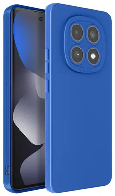 Produktbild von Avizar, Silikon Hülle mit Kamera Schutzverstärkung für Redmi Note 15, Blau