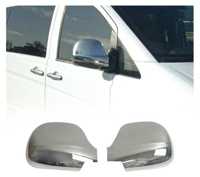 Produktbild von Spiegelkappen Spiegelabdeckung für Mercedes Viano W639 2003-2010 Edelstahl