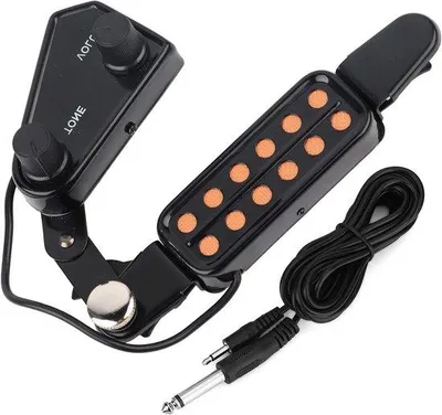 Immagine prodotto di Pickup elettrico da buca per chitarra acustica con controllo del volume e controllo del tono