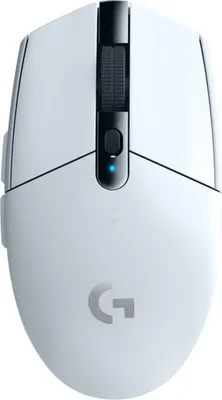 Immagine prodotto di Logitech G G305 - Mouse - ottico - 6 pulsanti - senza fili - 2,4 GHz - ricevitore wireless (USB) - bianco (910-005292)