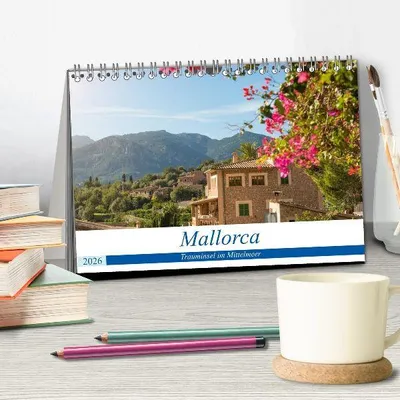 Produktbild von Mallorca - Trauminsel im Mittelmeer (Tischkalender 2026 DIN A5 quer), CALVENDO Monatskalender