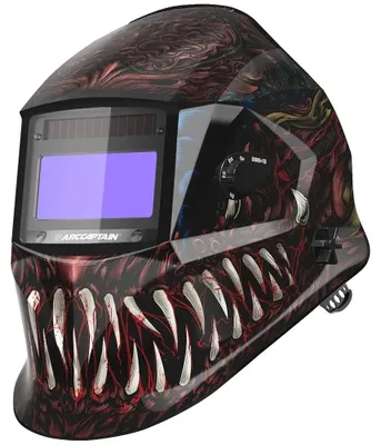 Immagine prodotto di Casco da saldatura, oscuramento automatico, lente ultra trasparente, D