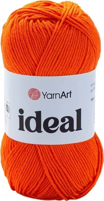 Produktbild von Yarn Art Ideal 242 Orange Strickgarn