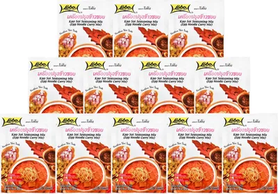 Produktbild von Lobo Kao Soi (Egg Noodle Curry Mix) 12x50g