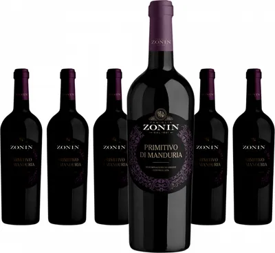 Produktbild von 6 x Zonin Primitivo Di Manduria DOC