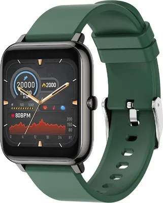 Produktbild von Smartwatch, Fitness Tracker mit Blutdruckmessung Fitness Armbanduhr mit Pulsuhr Schlafmonitor IP67 Wasserdicht Sportuhr Schrittzähler für Android und iOS Smart Watch für Damen Herren Grün