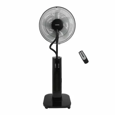 Produktbild von OCEANIC 2-in-1 Mist-Stehventilator mit Fernbedienung & Timer, 70 W, 2-L-Tank, Schwarz