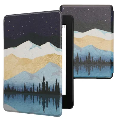 Produktbild von kwmobile Klapphülle kompatibel mit Amazon Kindle Paperwhite 11. Generation 2021 Hülle - Flipcase für Kindle Paperwhite Hülle mit Magnetverschluss -