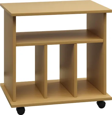 Immagine prodotto di Mensola in legno | Scaffale da rotolamento | Dimensioni: H. 59 x W. 60 x D. 45 cm - Retal