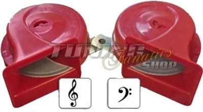 Image de Avertisseur sonore Premium à deux tons et deux sons pour de nombreux véhicules