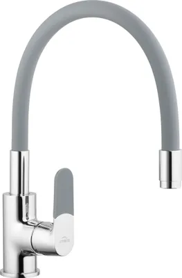 Produktbild von BADLAND Küchenarmatur Wasserhahn JOGA Küchenmischer mit flexiblen Auslauf für Küche in Grau