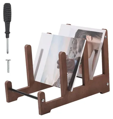 Obrázok produktu pre Omgoods – Držiak na gramofónové platne – 3-poschodový stojan na albumy
