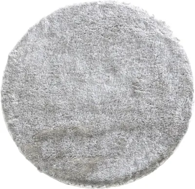 Produktbild von Deko-Fell - Ø 40 cm - Silbergrau - Acryl - Polyester
