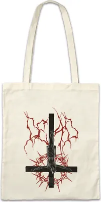 Produktbild von Urban Backwoods Inverted Jesus Cross, Stofftasche, Farbe: Beige