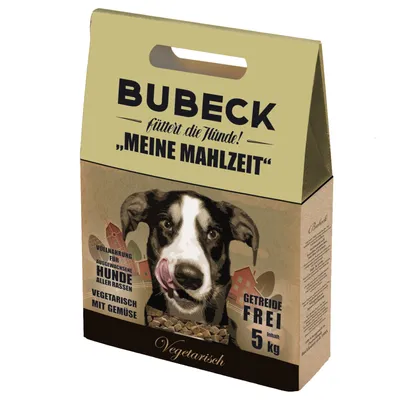 Produktbild von Trockenfutter getreidefrei gebacken vegetarisch von Bubeck 5Kg