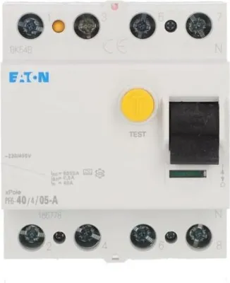 Immagine prodotto di Interruttore differenziale 4P 40A 0,5A tipo A PF6-40/4/05-A 165778