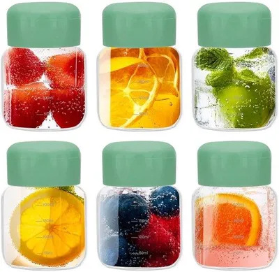Productafbeelding van Glazen Sapflessen 300 ml - Set van 6 - Breukbestendig