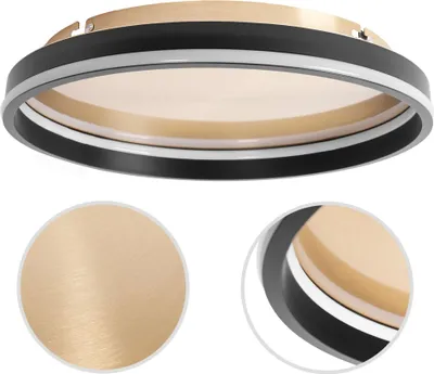 Produktbild von tooLight Hängelampe App1464 Black Brush Gold