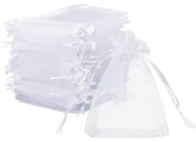 Produktbild von Organzasäckchen Weiß 10 x 15 cm 120 Stück
