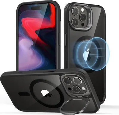 Zdjęcie produktu dla Etui ESR do iPhone 15 Pro Max Klasyczna podstawka Halolock Magsafe - Przezroczysty/Czarny