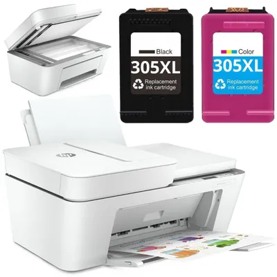 Produktbild von HP 4120e Farb-Multifunktionsdrucker mit WLAN – günstige Ersatzpatronen 305XL