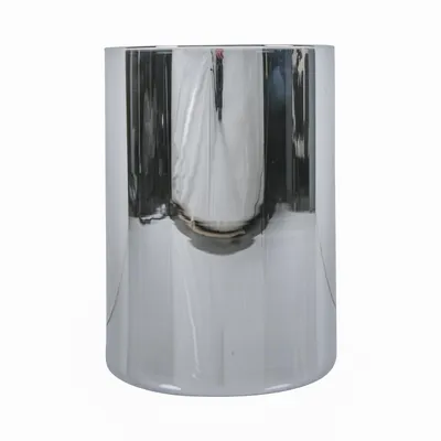 Produktbild von Dekoglas Vase LEVI ESSENTIALS Zylinder chrome silber H. 25cm Hakbijl