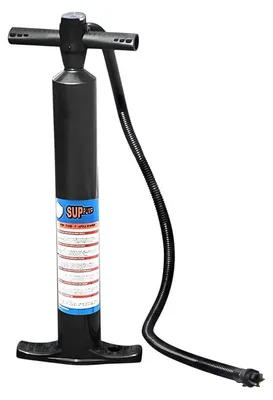 Produktbild von RealG RC-K-1024: Zweifachwirkende Handpumpe für SUP-Boards mit Manometer, 25 PSI, für Paddleboards