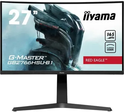 Image de Écran PC Gamer Incurvé IIYAMA G-MASTER Red Eagle, 27 pouces, FHD, 165Hz, 1ms, Dalle VA