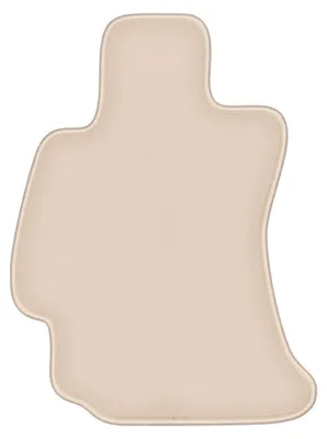 Produktbild von DURBAN Beige Velours-Fahrerfußmatte für Subaru Forester IV SUV (2013-)