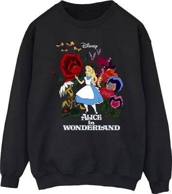 Produktbild von Disney - "Alice in Wonderland" Sweatshirt für Herren BI7721 (XL) (Schwarz)