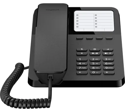 Productafbeelding van Gigaset DESK 400, Analoog telefoon, draadloos handset, 10 contacten, zwart