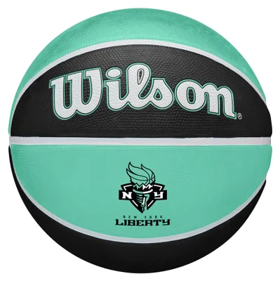 Produktbild von Wilson - "Tribute New York Liberty" Basketball, NBA PP9460 (6) (Schwarz/Grün)