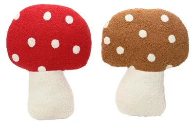 Produktbild von Decoris Kissen Pilz Polyester 37x32x5cm