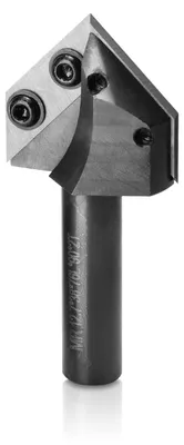 V-Nut Fräser 90 Grad, 1/2 Zoll Schaft, Hartmetall, für CNC und Handfräsen