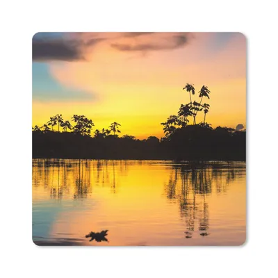 Produktbild von MuchoWow® Mauspad Mousepad Wasser - Natur - Sommer - Himmel 20x20 cm - Mousepads - Maus Mat - Pad - Mausunterlage - Desk Mat - Bureauartikeln