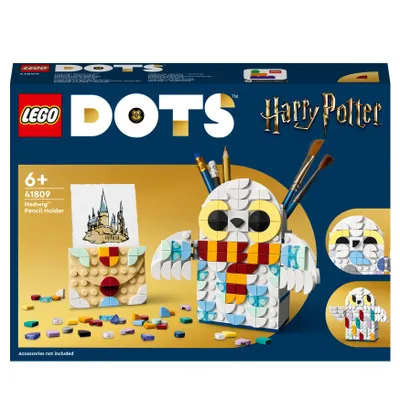 Zdjęcie produktu dla LEGO DOTS Pojemnik na długopisy w kształcie HedwigiTM, Zestaw do budowania, 6 lat(a), Plastik, 0 szt., 281 g