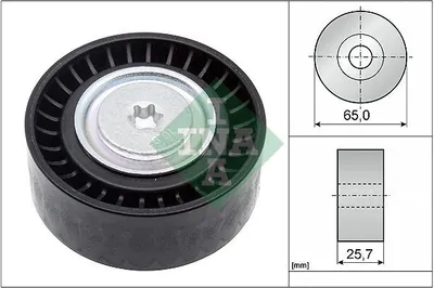 Produktbild von INA 532 0907 10 Umlenkrolle Keilrippenriemen für FIAT DOBLO Kasten/Kombi (263) Doblo Kombi (263) QUBO (225) für OPEL COMBO Kasten/Kombi (X12)