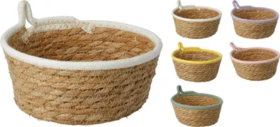 Produktbild von Aufbewahrungskorb 1 Stück 5 Sorten unsortiert Braun, Gelb, Rosa, Weiß, Lila, Grün