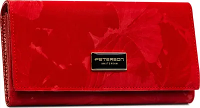 Obrázek produktu pro Peterson Dámská kožená peněženka Levani červená One size