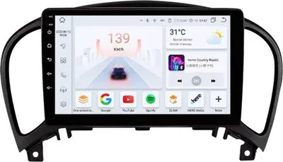 Obrázek produktu pro Autorádio s Bluetooth, CarPlay, kompatibilní s Apple a Android, stereo systém, navigace, automobilový navigační systém, pro Nissan Juke YF15 (2010–2014)
