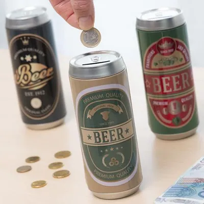 Produktbild von OOTB Metall-Spardose Bierdose ca. 16 x 7 cm
