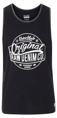 Produktbild von BLEND BHWalex Herren Tank Top Sport-Shirt Muscle-Shirt mit Print 100% Baumwolle Regular fit