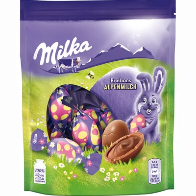 Produktbild von Milka Bonbons Alpenmilch 86g