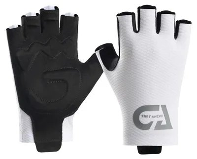 Image de INF Gants de cyclisme demi-doigt — Maille respirante avec paume rembourrée SBR 5mm antidérapante, séchage rapide, légers M