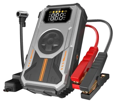 Obrázek produktu pro Pomoc při startování automobilu, špičkový proud 6000 A, vzduchový kompresor 150 PSI, 12 V