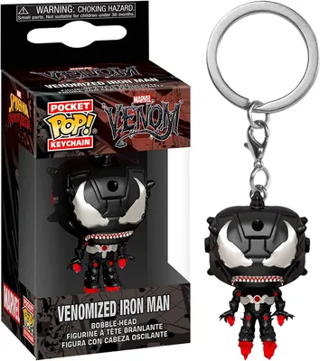 Produktbild von Marvel Venom - Venomized Iron Man - Schlüsselanhänger Funko Pocket POP! Keychain