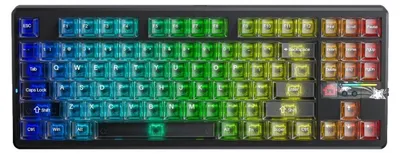 Produktbild von Acme United Gasket F87 Pro V2 Black Mist Transparent Leobog X3 RGB-Tastatur