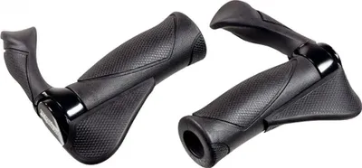 Produktbild von Ergotec MTB-Multi-Flex-Griffe AKSB 10 Schwarz, 130/130mm,Ø 22mm
